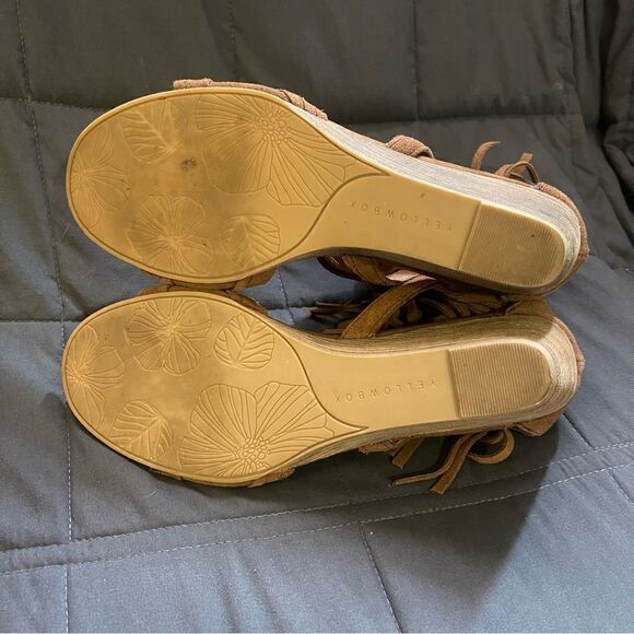 Yellowbox | Boho Fringe Suede Sandals - Picture 7 of 8
